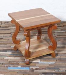 SOLID RECLAIMED TEAK WOOD SIDE TABLE END TABLE