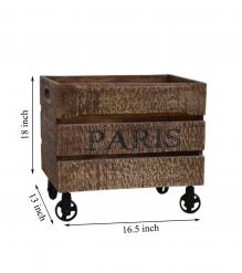 BASKET WITH WHEELS