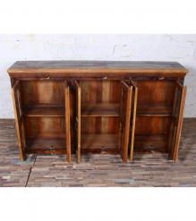 WOODEN GLASS SIDEBOARD