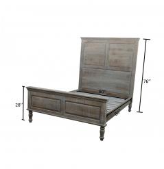 WOODEN QUEEN BED