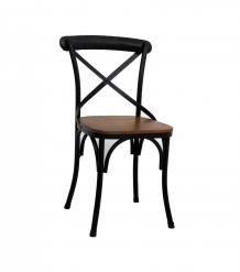 WOODEN IRON CHAIR