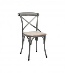 WOODEN IRON CHAIR
