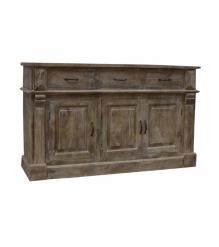 SOLID WOOD 3 DRAWER / 3 DOOR SIDEBOARD
