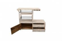 SOLID WOOD BAR TROLLY