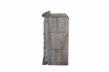 SOLID RECLAIMED TEAK WOOD WINE CABINET