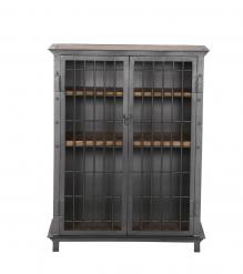 SOLID WOOD & IRON CABINET