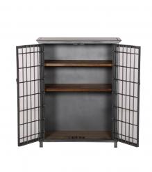 IRON & WOOD CABINET
