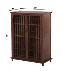 SOLID WOOD & IRON CABINET