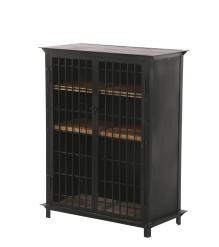 SOLID WOOD & IRON LIQUOR WINE CABINET
