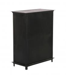 SOLID WOOD & IRON LIQUOR WINE CABINET