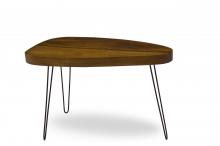 SOLID WOOD Elliptic end table