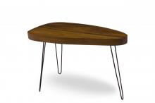 SOLID WOOD Elliptic end table
