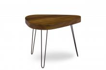 SOLID WOOD Elliptic end table