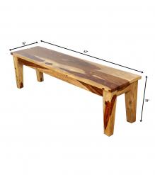 SOLID ROSEWOOD BENCH