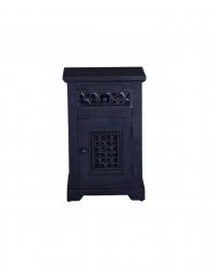 CARVED WOOD END TABLE / NIGHTSTAND