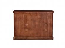 CARVED WOOD SIDEBOARD W/ 3 DOORS & DRAWERS