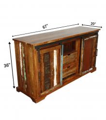 WOODEN SIDEBOARD