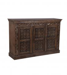 CARVED 3 DOOR SIDEBOARD