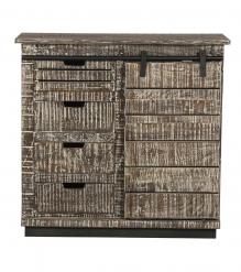 WOODEN SLIDING DOOR SIDE BOARD