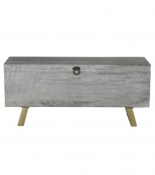 WOOD STORAGE TRUNK / COFFEE TABLE