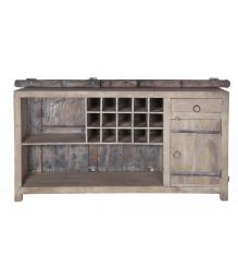 UPCYCLED RECLAIMED WOOD & IRON BAR