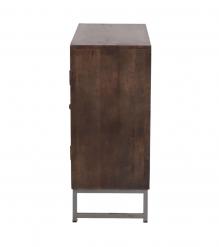 HAND CARVED SOLID WOOD CABINET