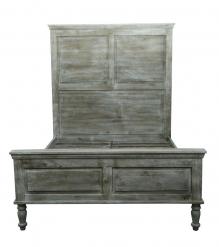 SOLID WOOD QUEEN BED