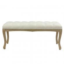 CLOTH TUFTED UPHOLSTERED BENCH