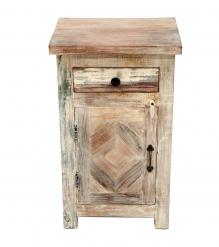 SOLID RECLAIMED TEAK WOOD SIDETABLE END TABLE