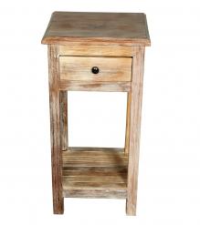 SOLID RECLAIMED TEAK WOOD SIDETABLE END TABLE