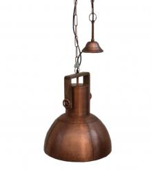 HANGING IRON + WOOD PENDANT LIGHT