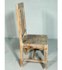 SOLID RECLAIMED TEAK WOOD COUNTER HEIGHT STOOL