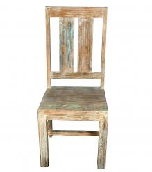 SOLID RECLAIMED TEAK WOOD COUNTER HEIGHT STOOL
