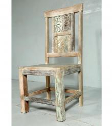 HAND CARVED SOLID RECLAIMED TEAK WOOD CHAIR
