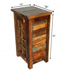 SOLID RECLAIMED TEAK WOOD SIDETABLE END TABLE