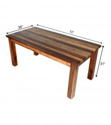 RECLAIMED SOLID TEAK WOOD TABLE