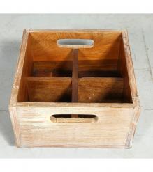 WOODEN BOTTLE HOLDER