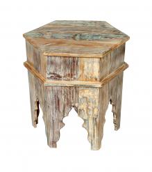 RECLAIMED WOOD END TABLE / NIGHTSTAND