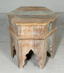 RECLAIMED WOOD END TABLE / NIGHTSTAND