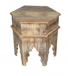 RECLAIMED WOOD END TABLE / NIGHTSTAND