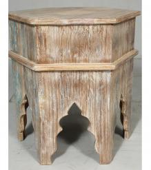RECLAIMED WOOD END TABLE / NIGHTSTAND
