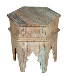 RECLAIMED WOOD END TABLE / NIGHTSTAND