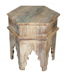 RECLAIMED WOOD END TABLE / NIGHTSTAND