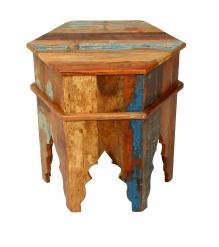 RECLAIMED WOOD END TABLE / NIGHTSTAND