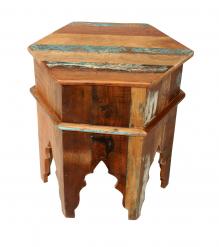 RECLAIMED WOOD END TABLE / NIGHTSTAND