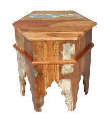 RECLAIMED WOOD END TABLE / NIGHTSTAND