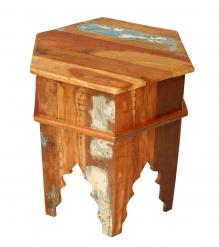 RECLAIMED WOOD END TABLE / NIGHTSTAND