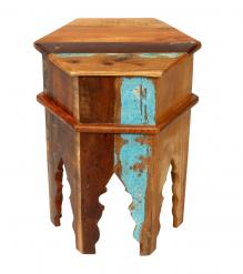 RECLAIMED WOOD END TABLE / NIGHTSTAND