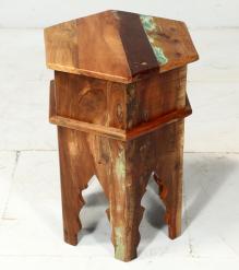 RECLAIMED WOOD END TABLE / NIGHTSTAND