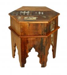 RECLAIMED WOOD END TABLE / NIGHTSTAND